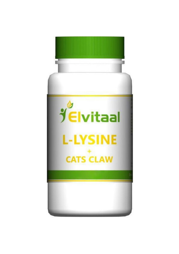Aminoskābe L-LYSINE + CATS CLAW 90 tabl